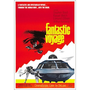 Fantastic Voyage Movie Poster Print - 1966 - Sci-Fi - One Sheet Artwork - Digital Download
