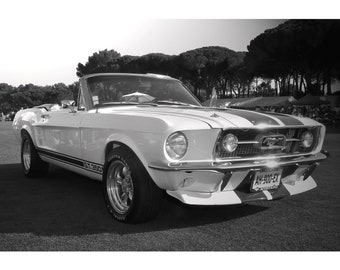 Classic 1967 Ford Mustang GT 350 - Classic Muscle Car Photo - Digital Download