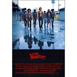 The Warriors Movie Poster - 1979  - Action - One Sheet Artwork