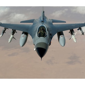 General Dynamics F-16 Falcon - Military Jet Photo - Fighter Plane - Digital Download