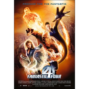 Fantastic Four Movie Poster - 2005  - Action - One Sheet Artwork