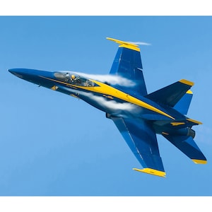 Blue Angels F-18 Closeup - Military Jet Photo - Plane Art - Digital Download