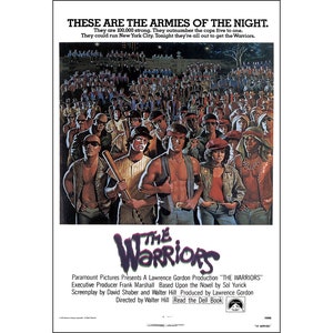 The Warriors Movie Poster - 1979  - Action - One Sheet Artwork