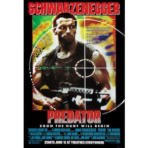 Predator Movie Poster - 1987   - Action - One Sheet Artwork