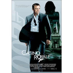 Casino Royale Movie Poster - 2006  - James Bond - Action - One Sheet Artwork