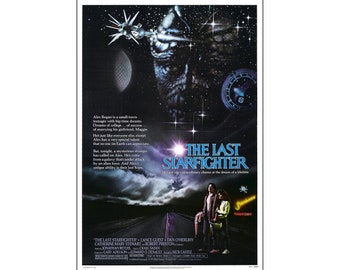 thumbnail interactive-video image 1 of THE LAST STARFIGHTER Movie Poster – Rare Reproduction Sci-Fi Classic Wall Art 1 of 3