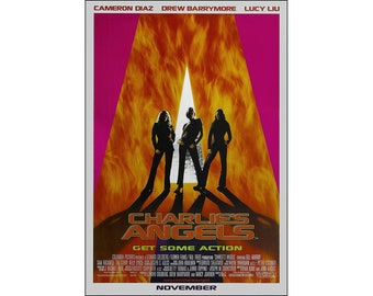 Charlie&#39;s Angels Movie Poster - 2000  - Action - One Sheet Artwork