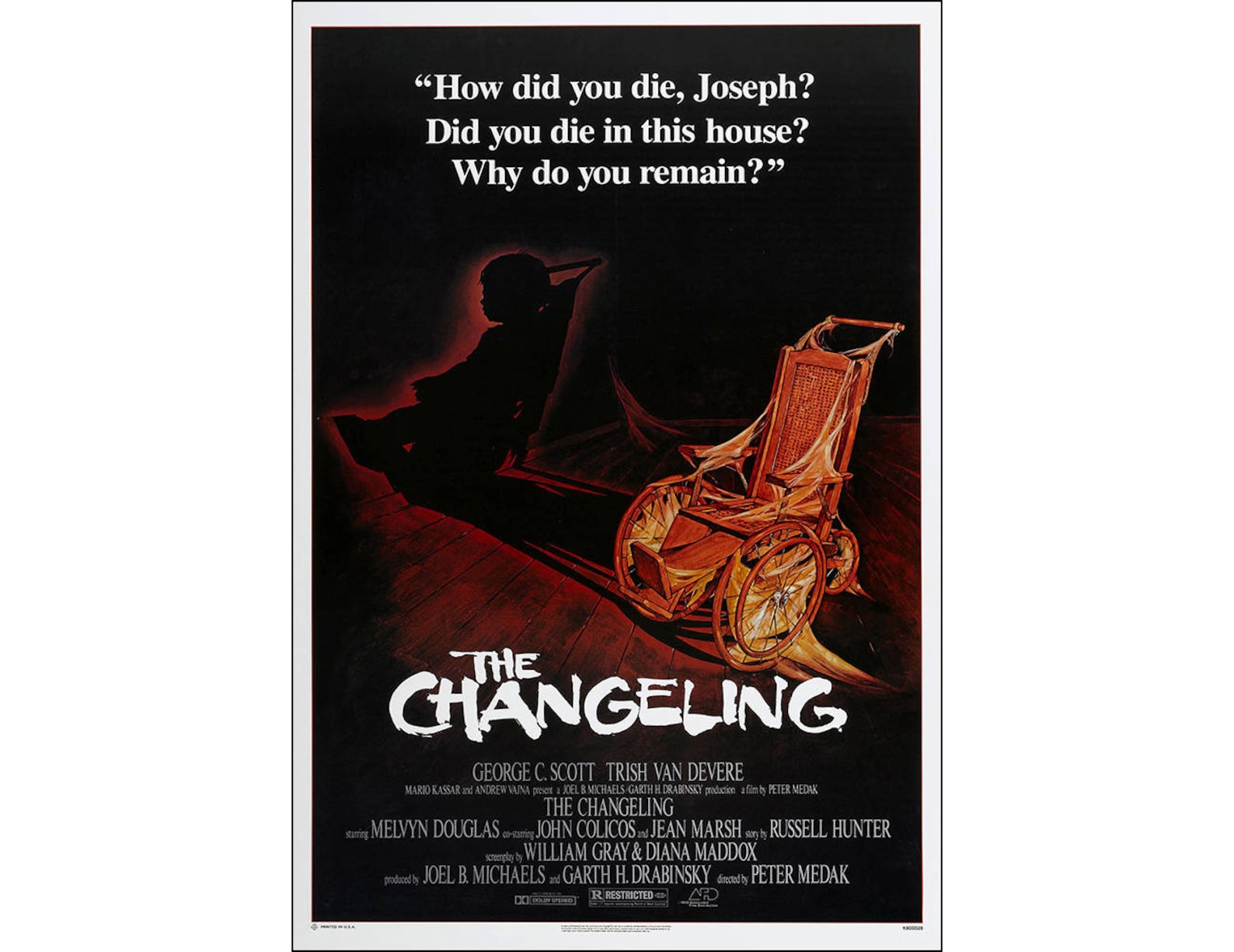 The Changeling Movie Poster Print 1980 Horror One 1 Etsy
