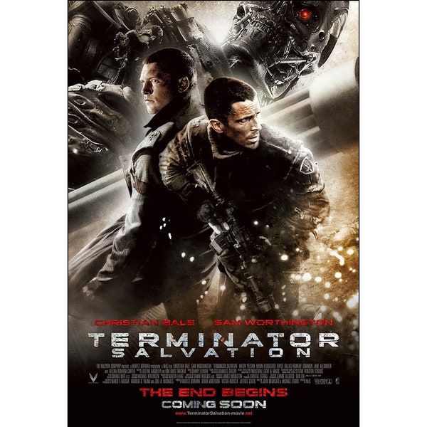 Terminator Salvation Movie Poster - 2009  - Action - One Sheet Artwork