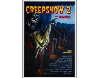 Creepshow 2 Movie Poster - 1987 - Horror - One Sheet Artwork - Digital Download
