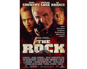 The Rock Movie Poster - 1996  - Sean Connery - Action - One Sheet Artwork