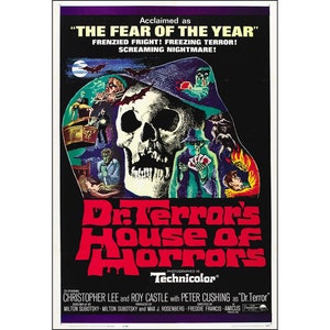 Dr. Terror&#39;s House Of Horrors Movie Poster - 1965 - Horror - 1 Sheet Artwork - Digital Download