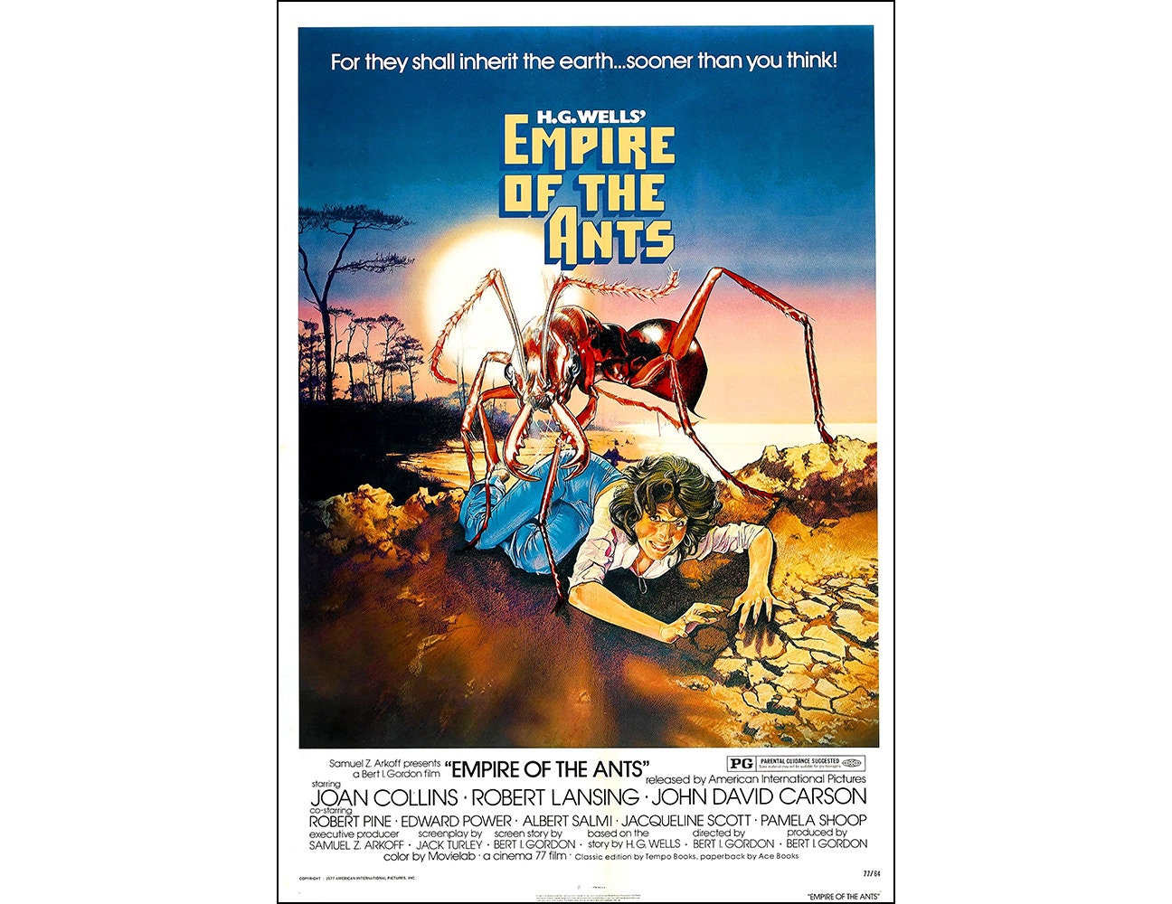 Empire Of The Ants Movie Poster Print - 1977 - Science Fiction - One Sheet Artwork - Digital Download