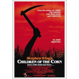 Children Of The Corn Movie Poster - 1984 - Horror - One Sheet Artwork - Digital Download