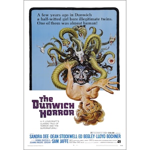 Dunwich Horror Movie Poster - 1970 - Horror - One Sheet Artwork - Digital Download