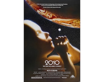 2010: The Year We Make Contact Movie Poster Print - 1984 - Sci-Fi - One Sheet Artwork Art - Digital Download