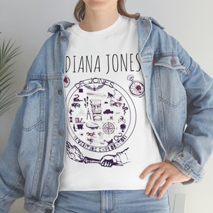 Indiana Jones Adventure T-shirt Indiana Jones Chronicles Unisex Heavy Cotton Tee Indiana Jones Exploration Cotton Tee