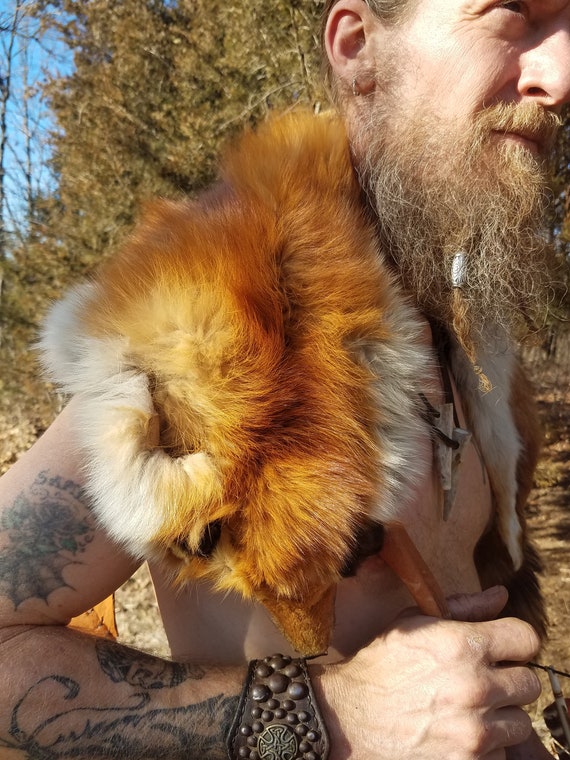Viking Renaissance Mantle Red Fox