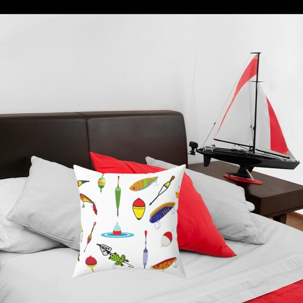 Fishing Pillow Etsy