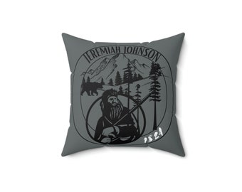 Jeremiah Johnson Pillow Decor Mountain Man Rendezvous Jeremiah Johnson Movie Theme Decor Men's Man Cave gift Dads Gift