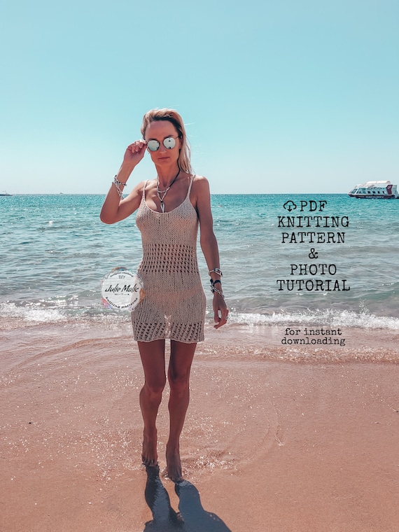 knitting pattern dress Renard Silk Dress