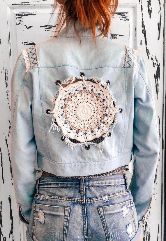 boho denim jacket