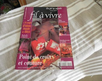 Livre : Fil à vivre point de croix