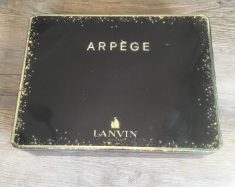 Vintage boite coffret  ARPEGE vide en métal