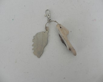 Key ring of the sea/Corsica/driftwood