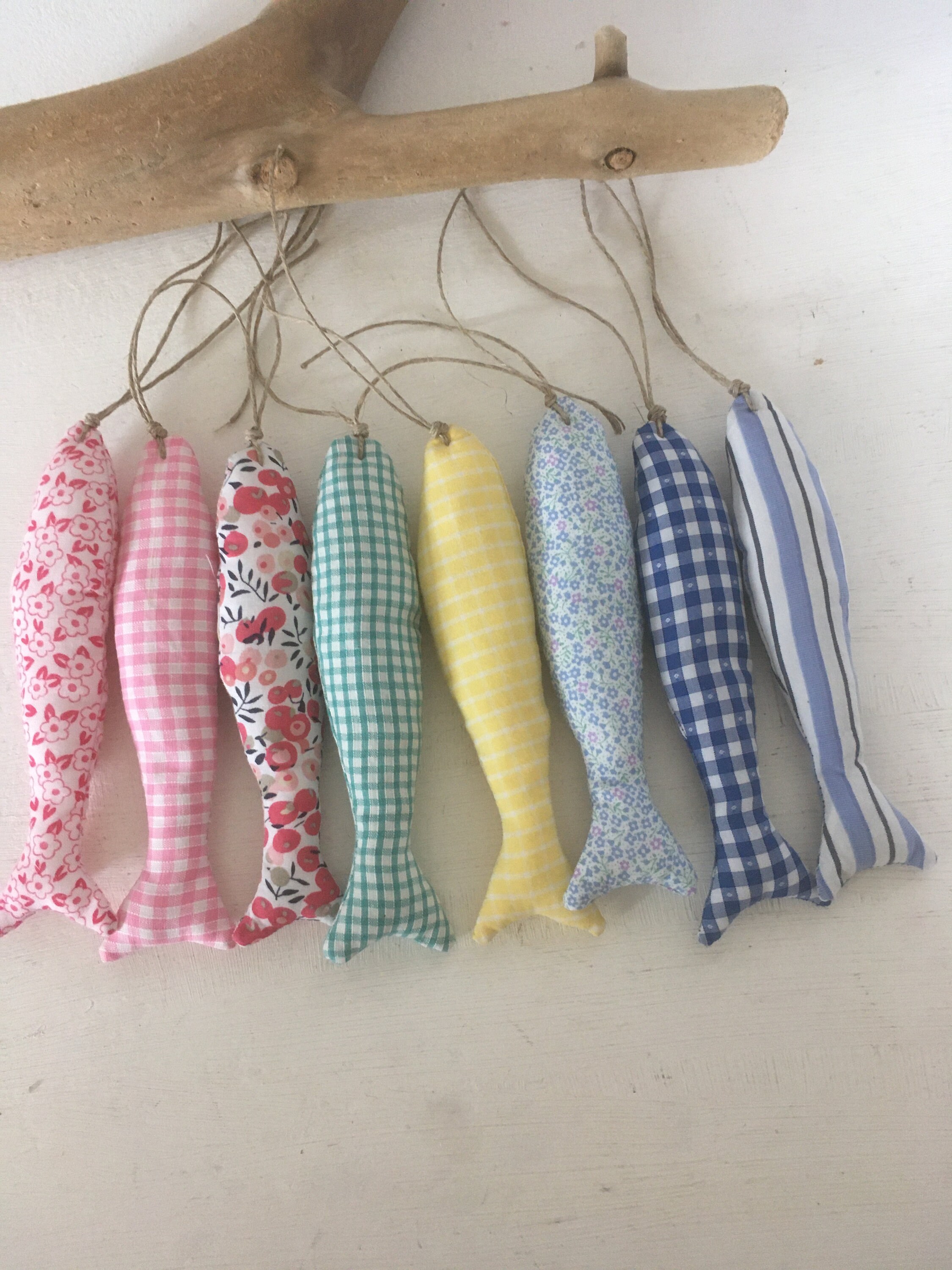 Poisson en Tissus, à Suspendre, Vendu L'unité , Série 2