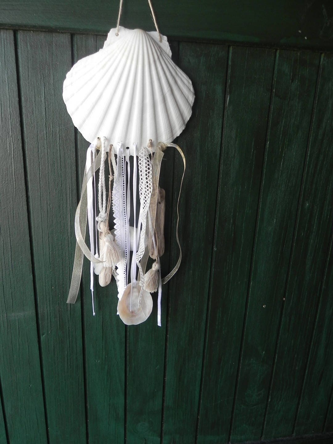 Attrape Rêves/Dreamcatcher/Bois Flotté/Coquille St Jacques