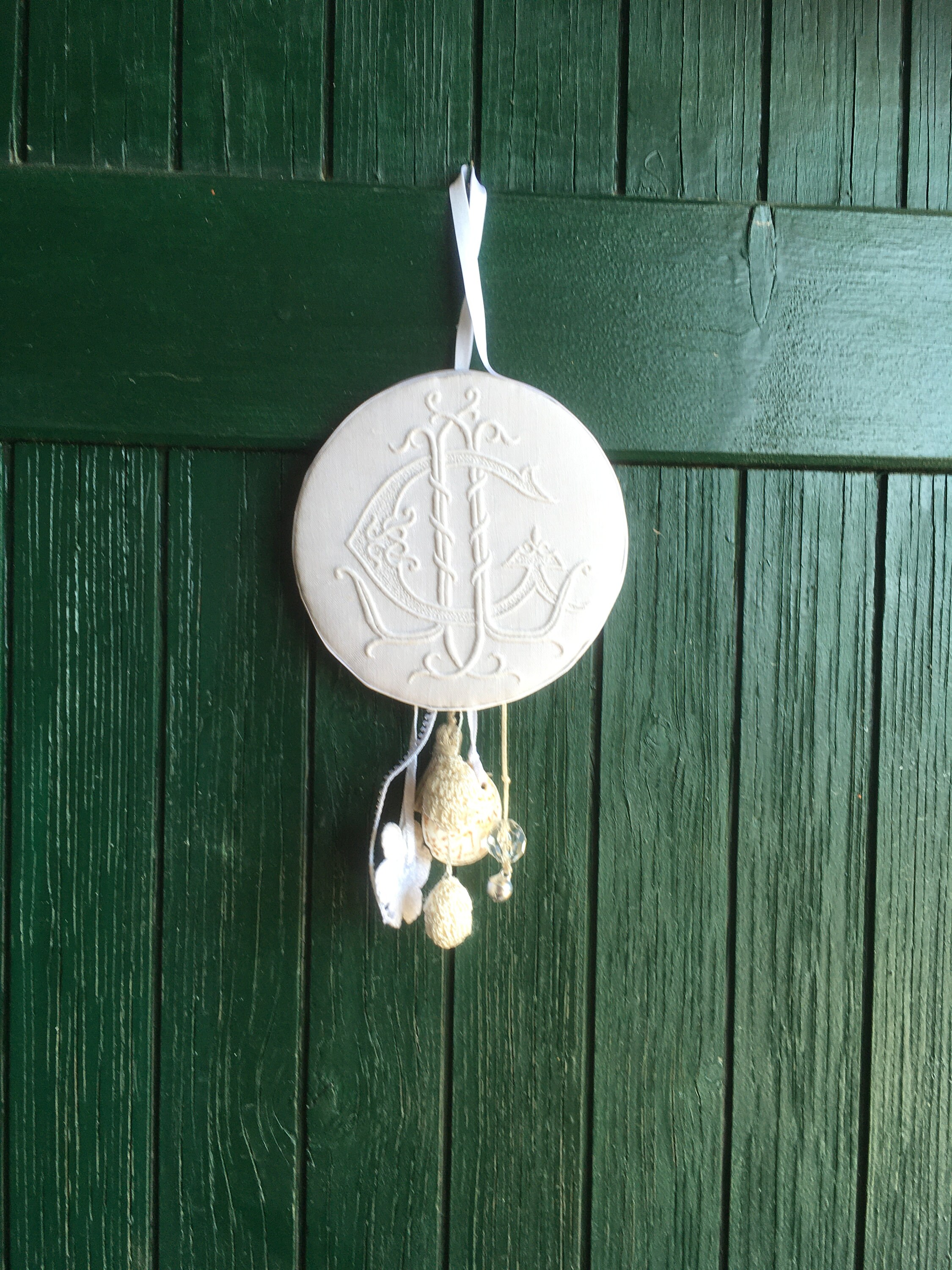 Tableau Décoration Romantique, Shabby , Linge Ancien, Attrape Rêve