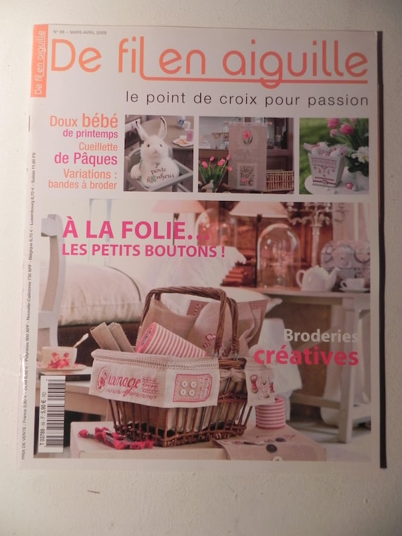 Magazine De Fil En Aiguille Point De Croix N 68 Etsy