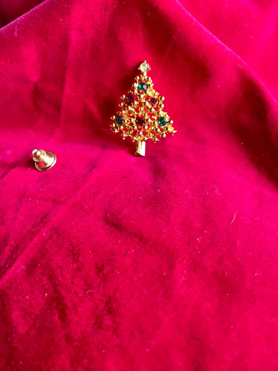 Pin Brooch Christmas tree jewelry unique - image 2