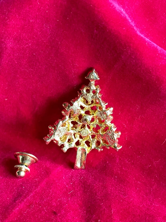Pin Brooch Christmas tree jewelry unique - image 3