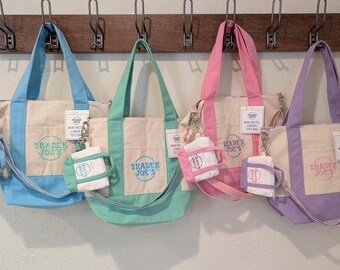 The Upgrade You've Been Waiting For: Custom Modified Trader Joe's Mini Canvas Tote