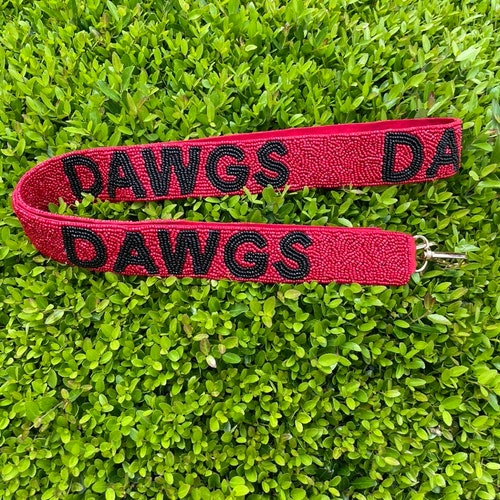 Go Dawgs UGA Beaded Purse Straps University of Etsy