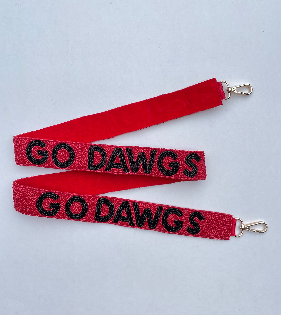 Go Dawgs UGA Beaded Purse Straps University of Etsy