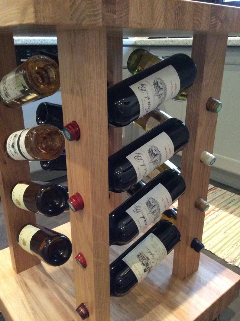 Oak wine tasting bar bar en chêne Etsy