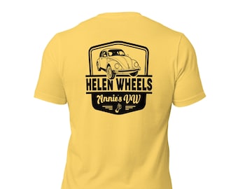 Helen Wheels - schwarzes Logo - unisex T-Shirt