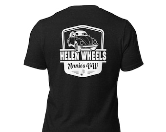 Helen Wheels - weißes Logo - Unisex-T-Shirt