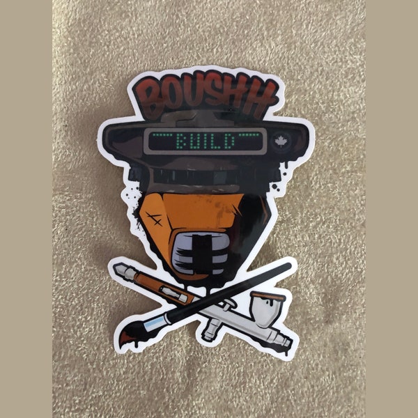 Star Wars - 3.5" Vinyl Sticker - Boushh Build