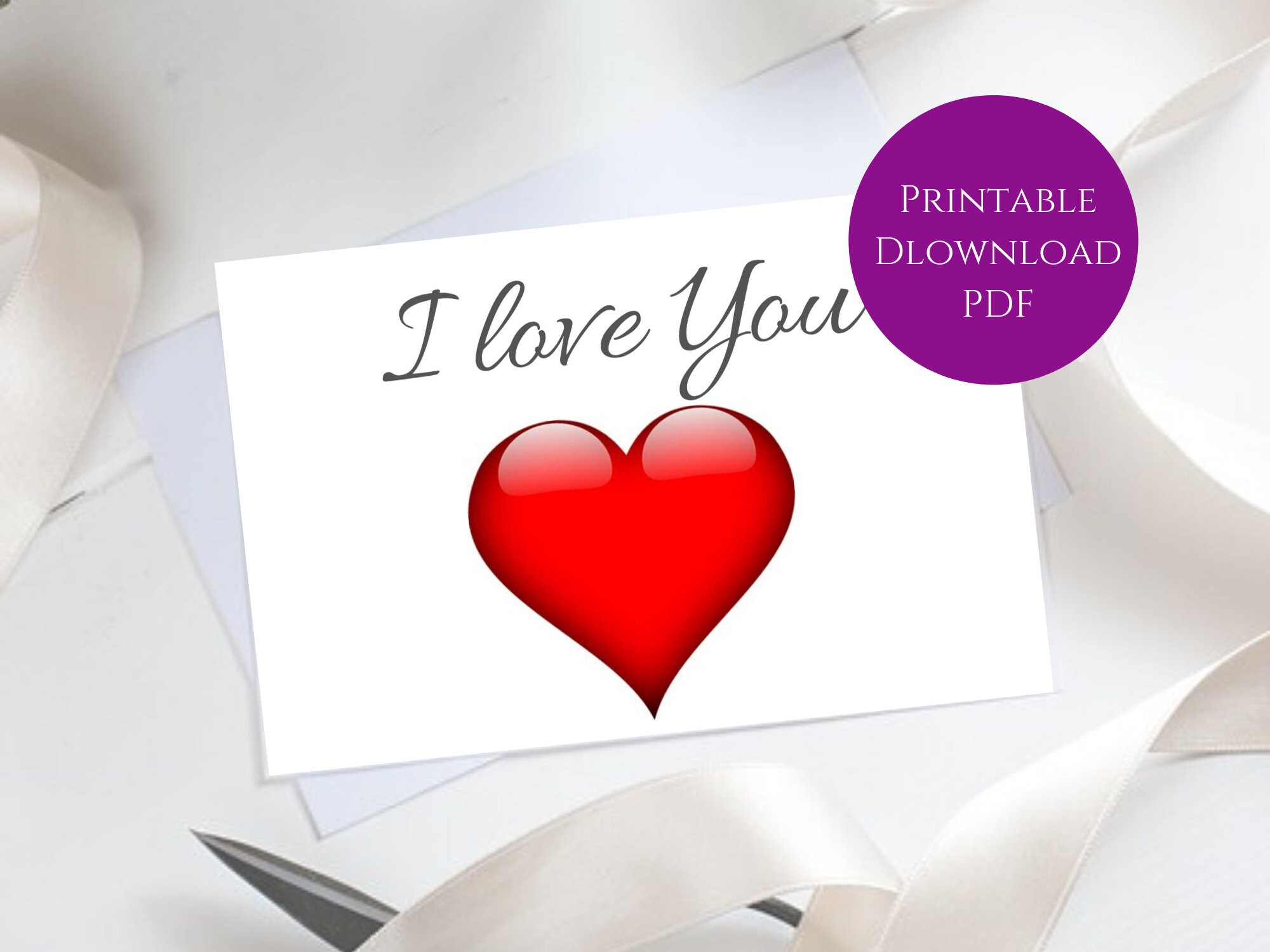 Printable Valentine's Day Card Adult Valentine | Etsy