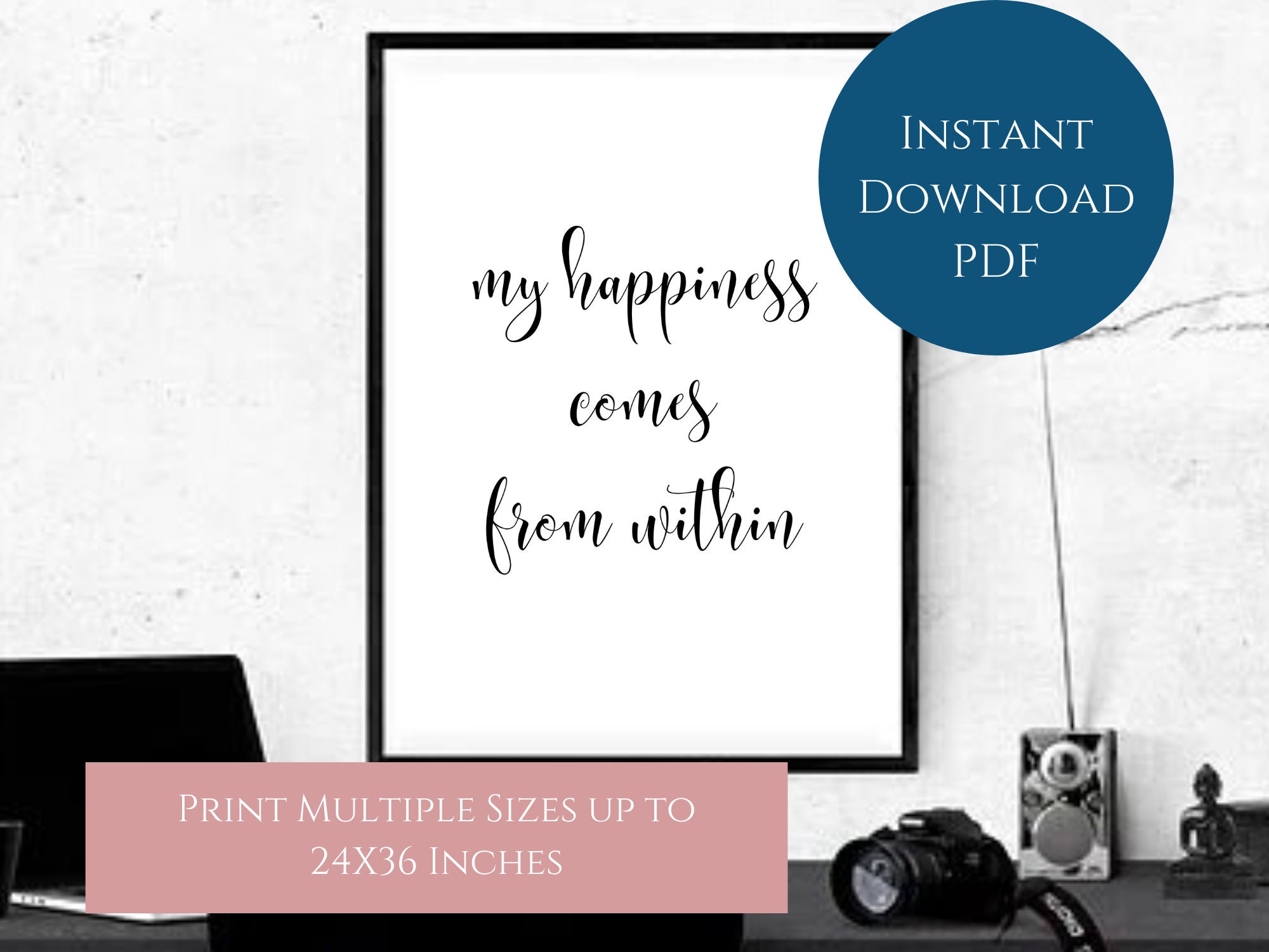 Law of Attraction Printable | Law of Attraction Art | Motivational ...
