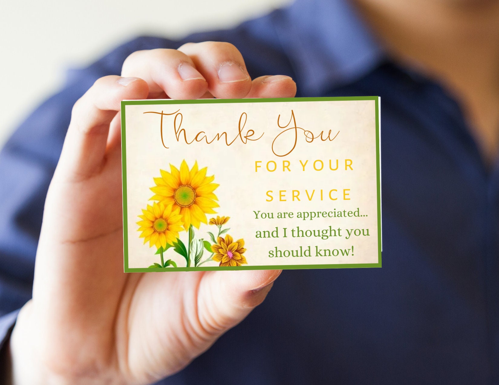 Printable Pocket Notes, Digital Thank You Notes, Mini Thank You Notes ...
