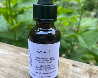 Catnip Tincture | Catmint | Herbal Extract | Infusion | Natural Remedies | Water Enhancer