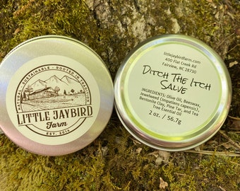 Anti-Itch Salve | Itch Relief | Poison Ivy Relief | Poison Ivy Salve | Rash | Hiking Salve | Hiking Gift | Natural Salve