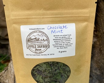 Chocolate Mint | Dried Herb | Tea | Tisane | Spices