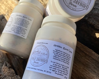 Herbal Bath Salt Soak | Bath Salts | Rose | Hibiscus | Sore Muscles | stress | Relaxation | Skin Soak