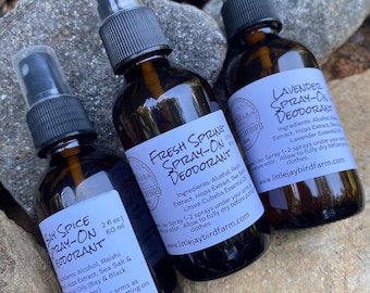 Natural Spray-On Deodorant | Aluminum Free | Deodorant For Men | Deodorant For Women | Cruelty Free | Easy to Apply Deodorant